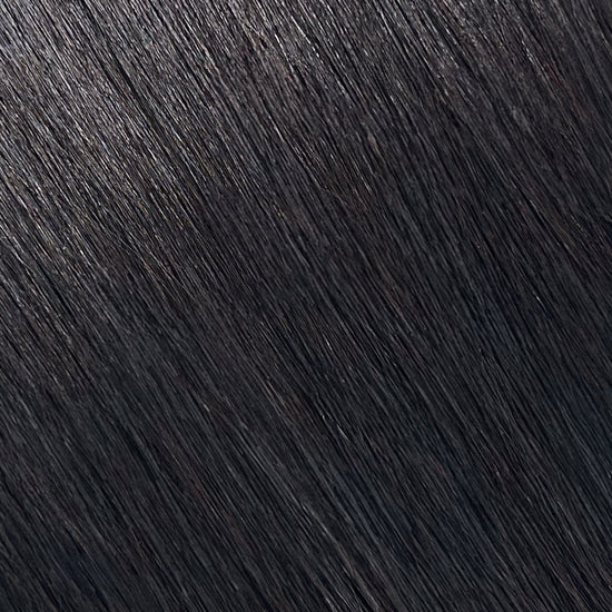 Close-up of black hair strands
