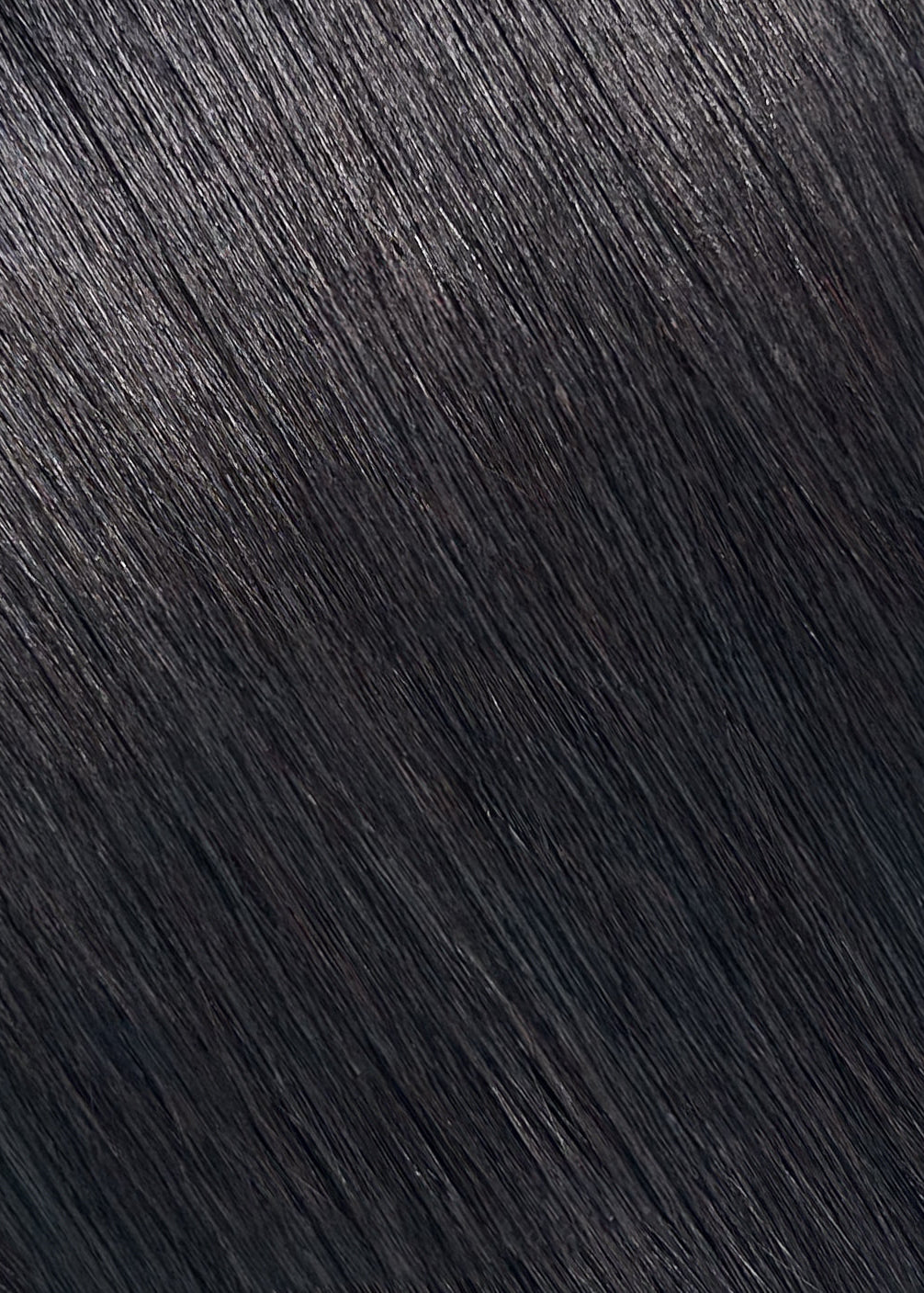 Close-up of black hair strands